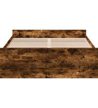Bettgestell mit Schubladen Räuchereiche 120x200cm Holzwerkstoff