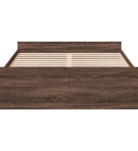 Bettgestell mit Schubladen Braun Eichen-Optik 120x190 cm