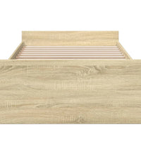 Bettgestell mit Schubladen Sonoma-Eiche 100x200cm Holzwerkstoff