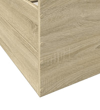 Bettgestell mit Schubladen Sonoma-Eiche 90x200cm Holzwerkstoff