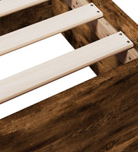 Bettgestell mit Schubladen Räuchereiche 90x200cm Holzwerkstoff