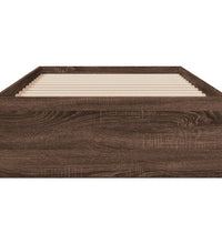 Bettgestell mit Schubladen Braun Eichen-Optik 100x200 cm