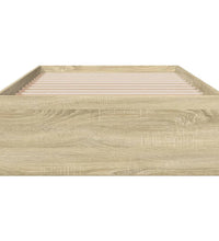 Bettgestell mit Schubladen Sonoma-Eiche 90x200cm Holzwerkstoff