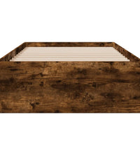 Bettgestell mit Schubladen Räuchereiche 90x200cm Holzwerkstoff