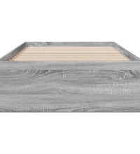 Bettgestell mit Schubladen Grau Sonoma 90x190 cm Holzwerkstoff