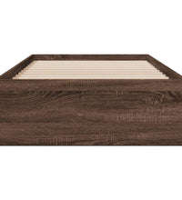 Bettgestell mit Schubladen Braun Eichen-Optik 90x190 cm
