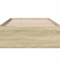 Bettgestell mit Schubladen Sonoma-Eiche 75x190 cm Holzwerkstoff