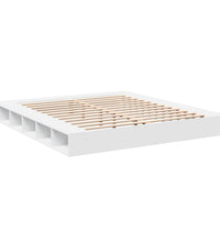 Bettgestell Weiß 180x200 cm Holzwerkstoff