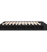 Bettgestell Schwarz 180x200 cm Holzwerkstoff