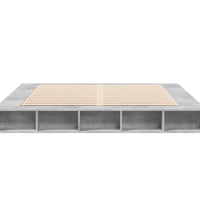 Bettgestell Betongrau 180x200 cm Holzwerkstoff