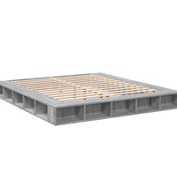 Bettgestell Grau Sonoma 180x200 cm Holzwerkstoff