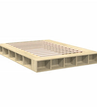 Bettgestell Sonoma-Eiche 150x200 cm Holzwerkstoff