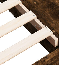 Bettgestell Räuchereiche 150x200 cm Holzwerkstoff