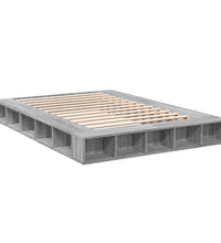 Bettgestell Grau Sonoma 140x200 cm Holzwerkstoff