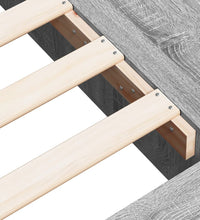 Bettgestell Grau Sonoma 140x200 cm Holzwerkstoff