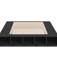Bettgestell Schwarz 120x200 cm Holzwerkstoff