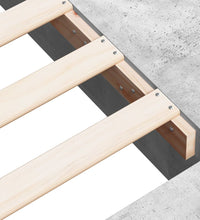 Bettgestell Betongrau 120x200 cm Holzwerkstoff