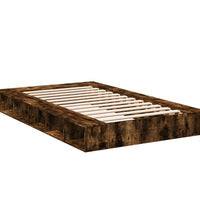 Bettgestell Räuchereiche 140x190 cm Holzwerkstoff
