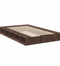 Bettgestell Braun Eichen-Optik 140x190 cm Holzwerkstoff