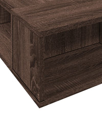 Bettgestell Braun Eichen-Optik 140x190 cm Holzwerkstoff