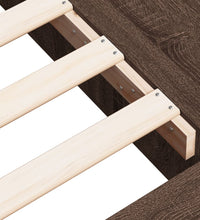 Bettgestell Braun Eichen-Optik 140x190 cm Holzwerkstoff