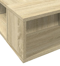 Bettgestell Sonoma-Eiche 135x190 cm Holzwerkstoff