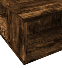Bettgestell Räuchereiche 135x190 cm Holzwerkstoff