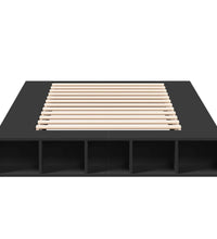 Bettgestell Schwarz 120x190 cm Holzwerkstoff
