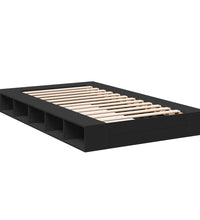 Bettgestell Schwarz 120x190 cm Holzwerkstoff