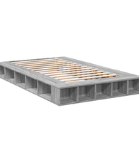 Bettgestell Grau Sonoma 120x190 cm Holzwerkstoff