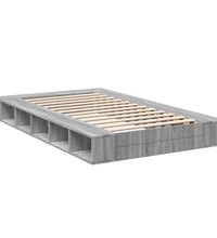 Bettgestell Grau Sonoma 120x190 cm Holzwerkstoff