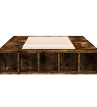 Bettgestell Räuchereiche 100x200 cm Holzwerkstoff