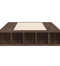 Bettgestell Braun Eichen-Optik 100x200 cm Holzwerkstoff