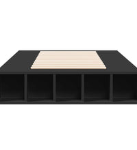 Bettgestell Schwarz 90x200 cm Holzwerkstoff