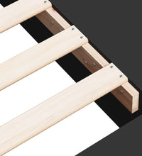 Bettgestell Schwarz 90x200 cm Holzwerkstoff