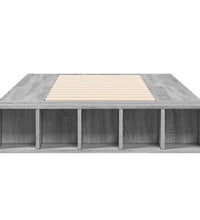Bettgestell Grau Sonoma 90x200 cm Holzwerkstoff