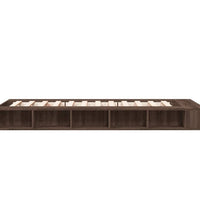 Bettgestell Braun Eichen-Optik 90x200 cm Holzwerkstoff