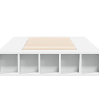 Bettgestell Weiß 90x190 cm Holzwerkstoff