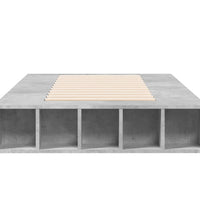 Bettgestell Betongrau 90x190 cm Holzwerkstoff