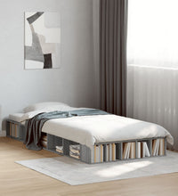 Bettgestell Grau Sonoma 90x190 cm Holzwerkstoff
