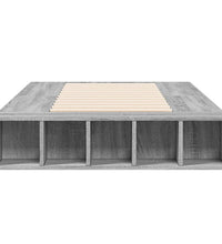 Bettgestell Grau Sonoma 90x190 cm Holzwerkstoff