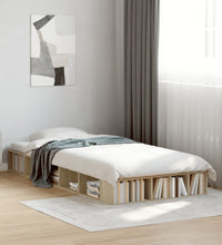 Bettgestell Sonoma-Eiche 75x190 cm Holzwerkstoff