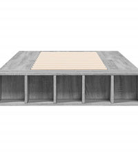 Bettgestell Grau Sonoma 75x190 cm Holzwerkstoff