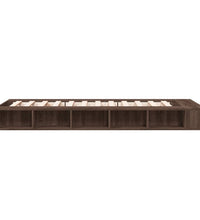 Bettgestell Braun Eichen-Optik 75x190 cm Holzwerkstoff