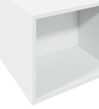Bettgestell Weiß 200x200 cm Holzwerkstoff