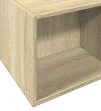 Bettgestell Sonoma-Eiche 200x200 cm Holzwerkstoff