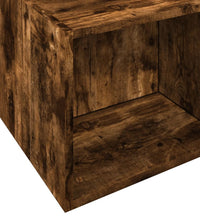 Bettgestell Räuchereiche 200x200 cm Holzwerkstoff