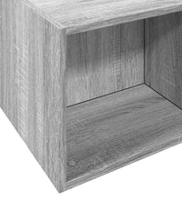 Bettgestell Grau Sonoma 200x200 cm Holzwerkstoff