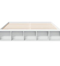Bettgestell Weiß 180x200 cm Holzwerkstoff