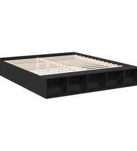 Bettgestell Schwarz 180x200 cm Holzwerkstoff